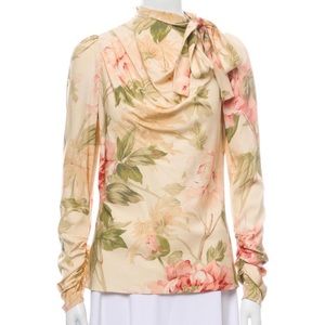 SOLD-Zimmermann Floral Silk Top